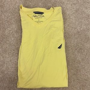 Nautica performance tee size large - yellow